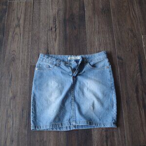 Mini Jean Skirt By Yellow Beetle